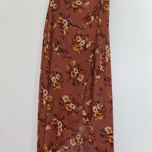Maxi wrap skirt